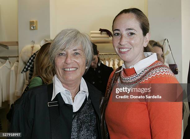 Ruth Bloom and Rebecca Bloom during Max Mara and Town & Country Host HEART at Max Mara Store in Beverly Hills, California, United States.