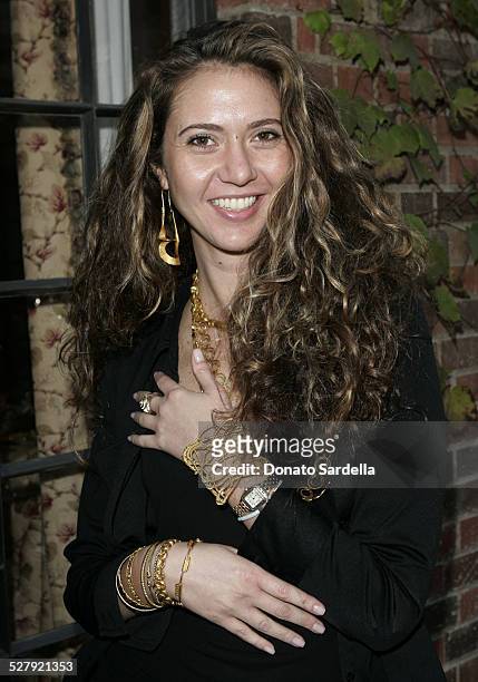 Ofira Sandberg during Lorraine Schwartz Jewelry Luncheon to Benefit Hurricane Katrina Victims - November 29, 2005 at Private House in Beverly Hills,...