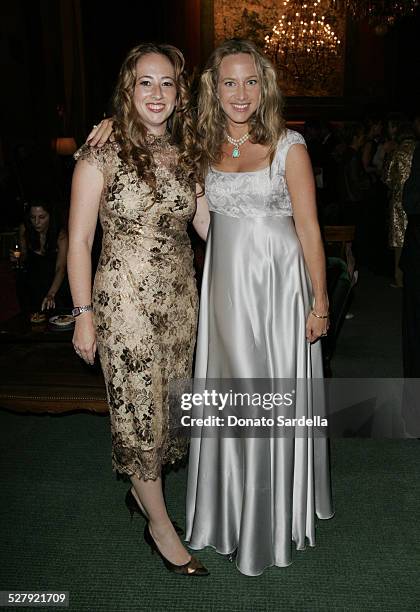 Rebecca Bloom and Angela Janklow during NYC Ballet Gala to Benefit The Center Dance Association at The Music Center - Inside at Dorothy Chandler...