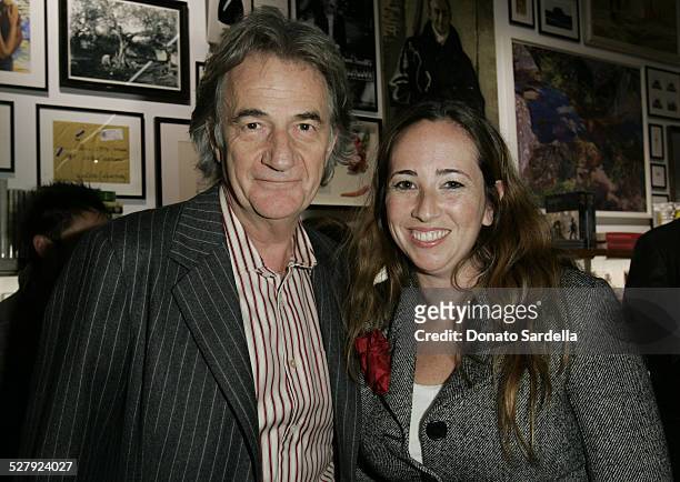Paul Smith and Rebecca Bloom during Paul Smith Los Angeles Store Opening Celebration at Paul Smith Store in Los Angeles, California, United States.