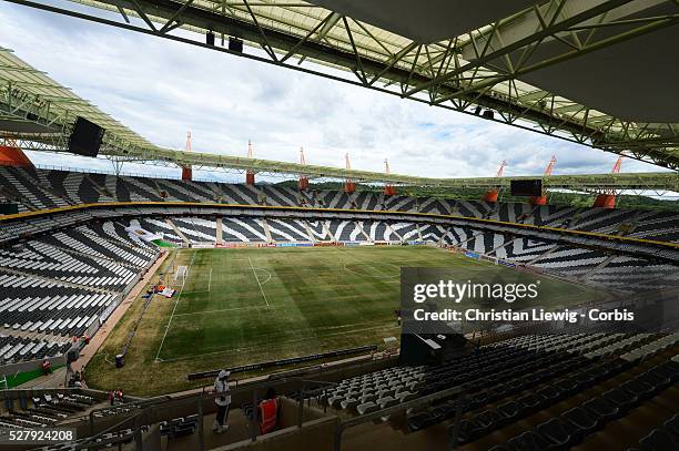 Zambia ,s Supporters during the 2013 Africa Cup of Nations soccer match, Zambia vs Ethiopia at Soccer City Mbombela on January 19 2013. Photo by...