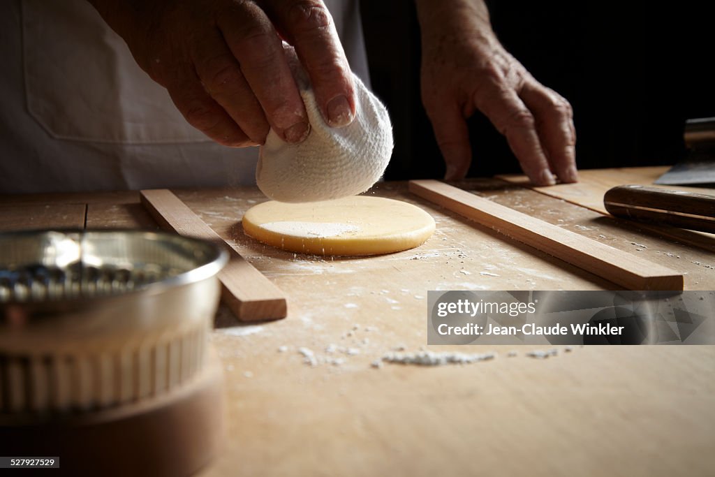 Baking art of making southern German Springerle