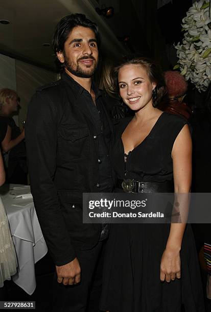 Ali Alborzi and Josie Maran during Fred Segal Beauty Founders Michael A. Baruch and Paul DeArmas and Smashbox Cosmetics Founders Dean and Davis...