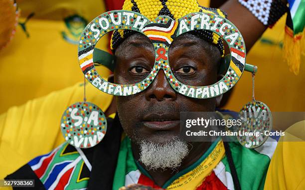 Fans during the 2013 Orange Africa Cup of Nations Quarter-Final soccer match, South Africa,sVs Mali at Moses Mabhida stadium, South Africa on...