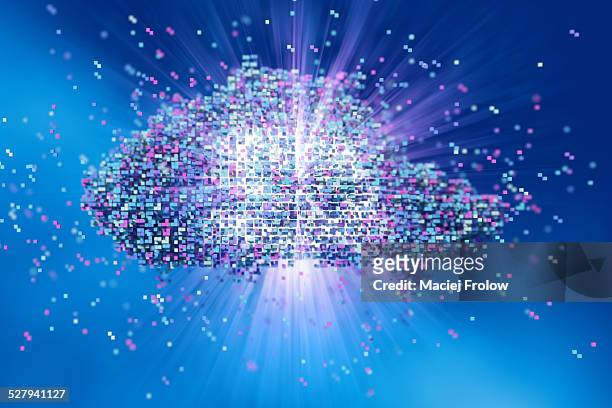 data cloud concept - cloud computing stock illustrations