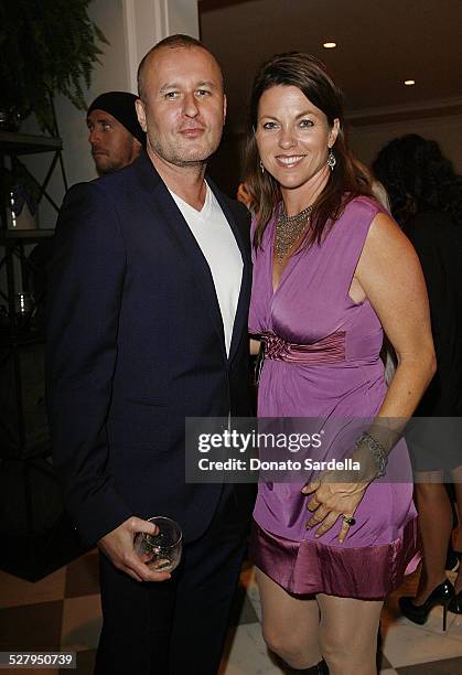 Brian Leitch and Patricia Sill attend Gucci and Windsor Smith Honor Dr. James Orbinski and Dignitas International at a Private Residence on September...