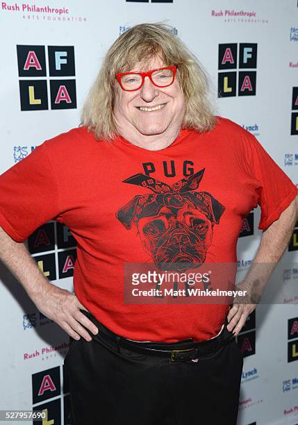 Writer Bruce Vilanch attends Russell Simmons' Rush Philanthropic Arts Foundation's inaugural Art For Life Los Angeles at Private Residence on May 3,...