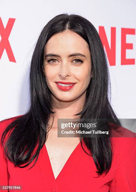 Actress Krysten Ritter attends a For Your Consideration screening and Q&A for the Netflix Original Series' "Marvel's Jessica Jones" at Paramount...