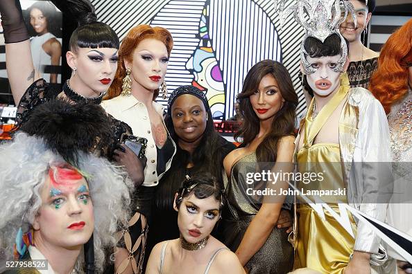 Path McGrath with Violet Chachki and Miss Fame attend Pat McGrath's ...