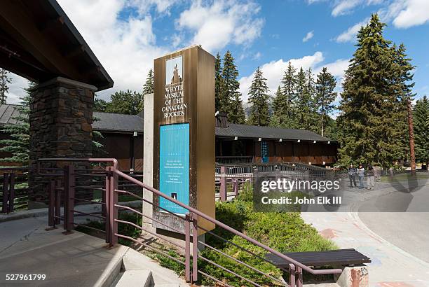 whyte museum of the canadian rockies - banff museum stock pictures, royalty-free photos & images