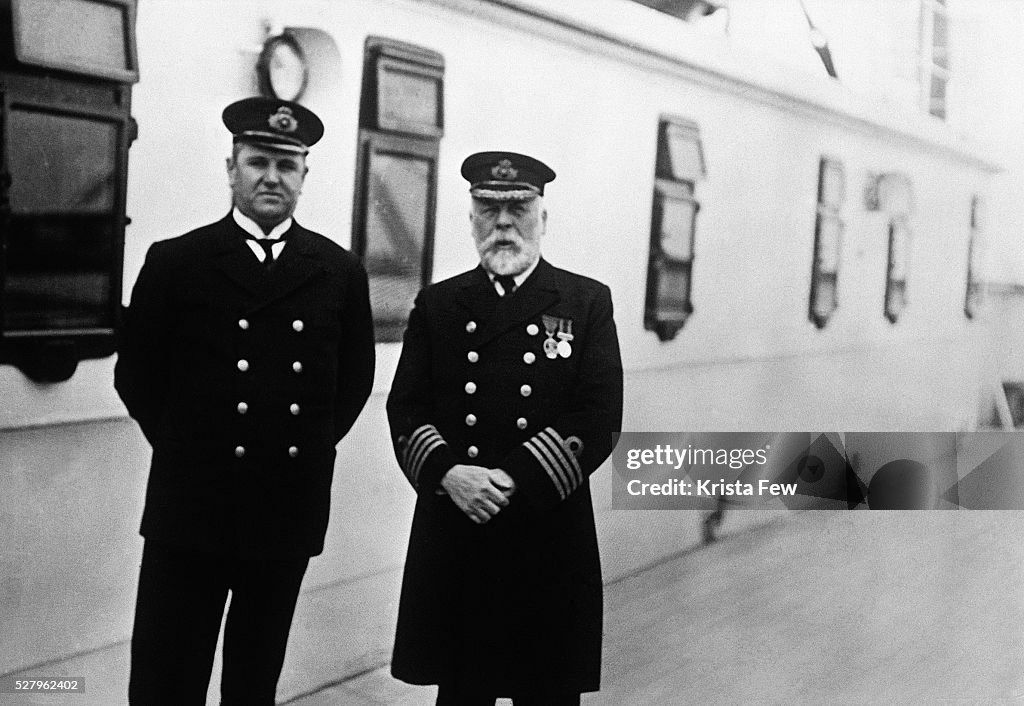 Purser McElroy and Captain Smith on the Titanic