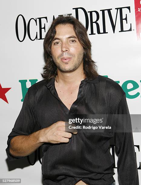 Jorge Moreno during 2006 Billboard Latin Music Conference & Awards - Ocean Drive Pre-Party Hosted by Luis Fonsi with Performance by JD Natasha at...
