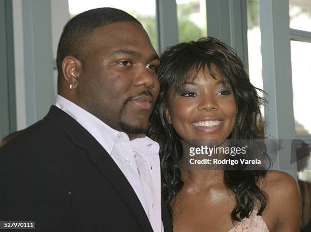 Chris Howard and Gabrielle Union during 2003 Film Live Movie Awards Red Carpet at Jackie Gleason Theater in Miami Beach, Fl, United States.