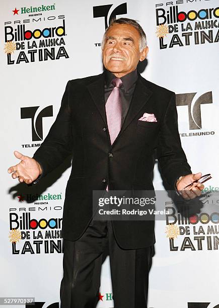 Hector Suarez during 2006 Billboard Latin Music Conference and Awards - Press Room at Seminole Hard Rock Hotel and Casino in Hollywood, Florida,...