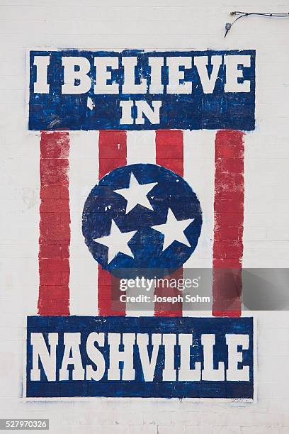 i believe in nashville, tennessee - tennessee flag stock pictures, royalty-free photos & images