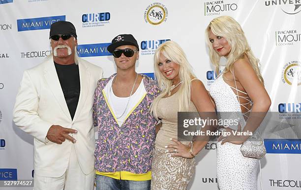 Hulk Hogan, Nick Hogan, Linda Hogan and Brooke Hogan