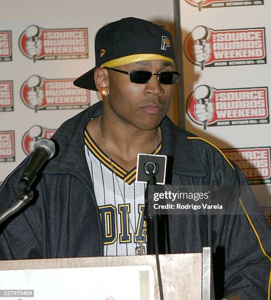 Cool J during The Source Hip-Hop Music Awards Pressroom at Miami Arena in Miami.