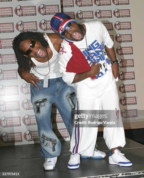 Ying Yang Twins during The Source Hip-Hop Music Awards Pressroom at Miami Arena in Miami.