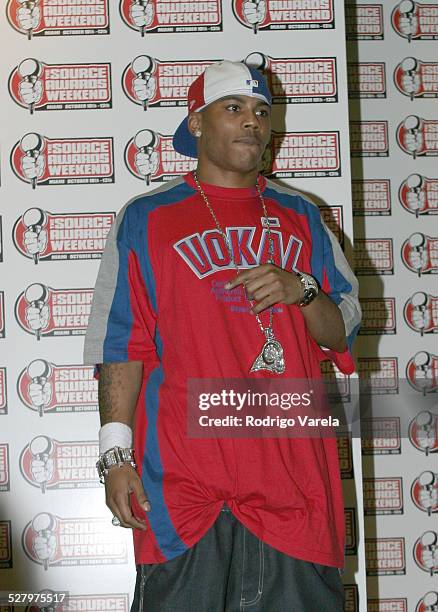 Nelly during The Source Hip-Hop Music Awards Pressroom at Miami Arena in Miami.