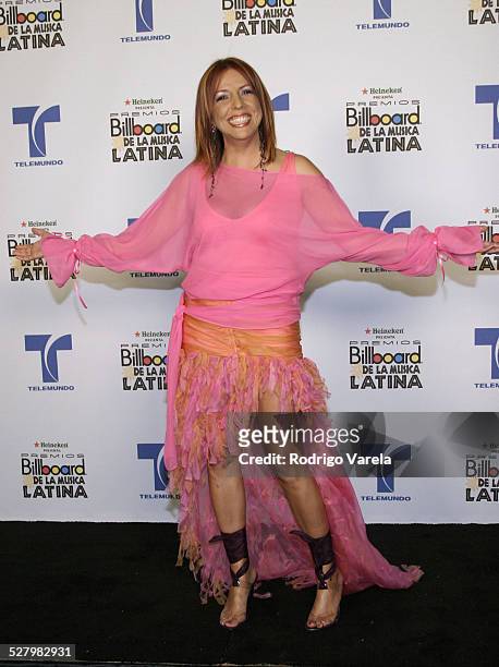 Albita during 2004 Billboard Latin Music Awards - Press Room at The Miami Arena in Miami, Florida, United States.