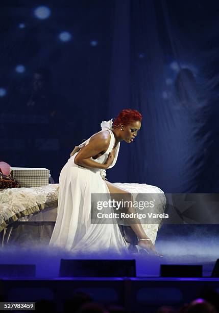 Anais during Premio Lo Nuestro a la Musica Latina 2007 - Show at American Airlines Arena in Miami, Florida, United States.