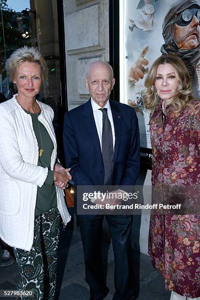 Princess Anne de Bourbon Siciles, guest and actress Bunny Godillot attend the "L'origine de la violence" - Paris Premiere. Held at Cinema "Le Balzac"...