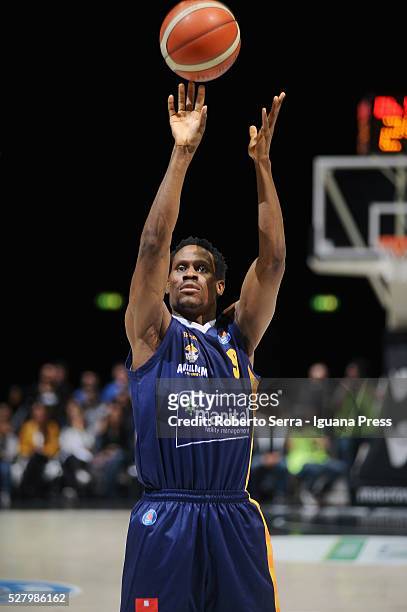 Charlon Kloof of Manital in action during the LegaBasket match between Virtus Obiettivo Lavoro Bologna v Auxilium Manital Torino at Unipol Arena on...