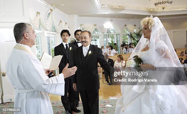 Elin Ortiz and Charytin Goico during Charytin's Dream Wedding at Walt Disney World in Orlando, Florida, United States.