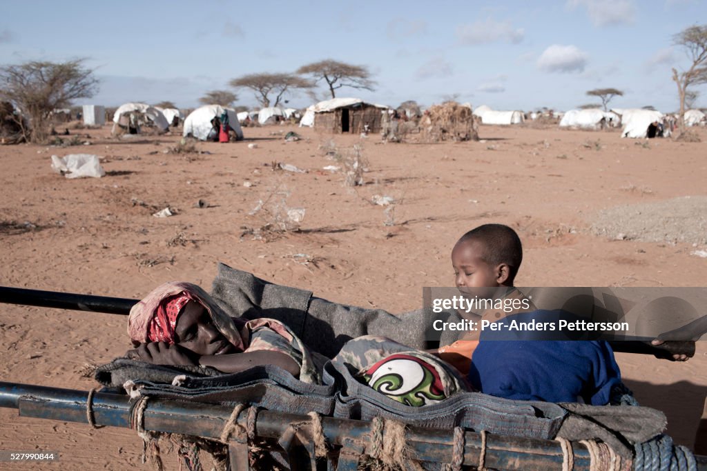 Refugees arrive in Dadaab, Kenya
