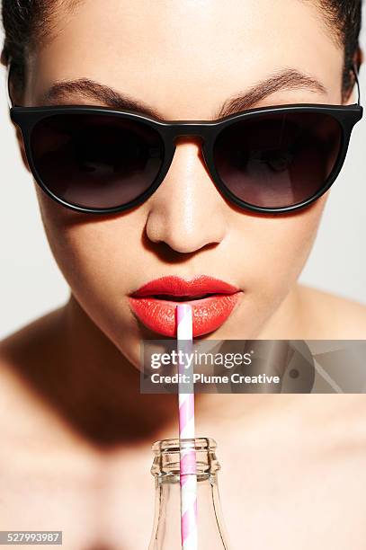 beauty pop - drinking straw stock pictures, royalty-free photos & images