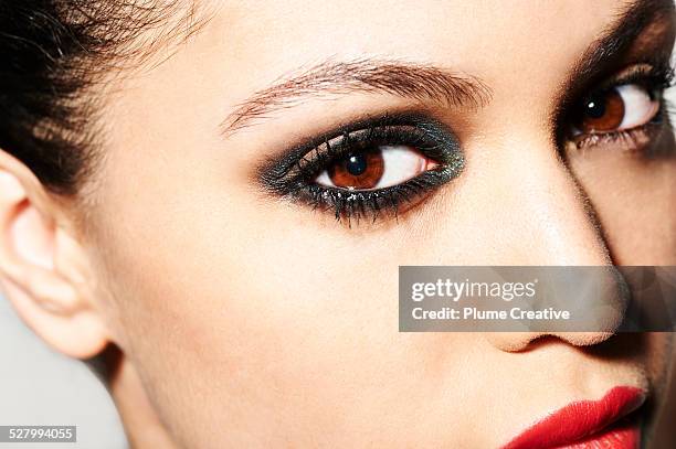 luxury beauty - eye make up stock pictures, royalty-free photos & images