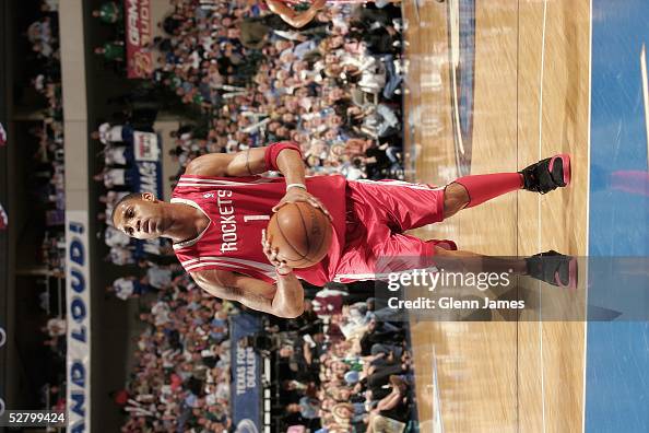 T Mac Rockets Tracy McGrady of the Houston Rockets shoots a free throw in Game five ...