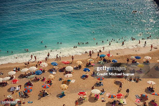 mediterranean beach, kas, turkey - アンタルヤ県 ストックフォトと画像