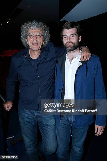 Director of the movie Elie Chouraqui and actor of the movie Stanley Weber attend the "L'origine de la violence" - Paris Premiere. Held at Cinema "Le...