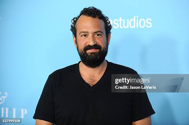 Actor Steve Zissis attends the premiere of "Love and Friendship" at Directors Guild Of America on May 3, 2016 in Los Angeles, California.