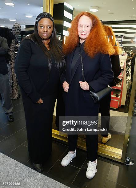 Pat McGrath and Creative Director at Large of American Vogue attend Pat McGrath's Skin Fetish 003 Launch at Sephora Union Square on May 3, 2016 in...