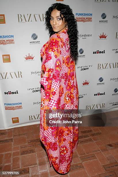 Ivonne Montero during Miami Fashion Week 2006 - Harpers Bazaar en Espanol Collection - Arrivals at Knight Concert Hall in Miami, Florida, United...