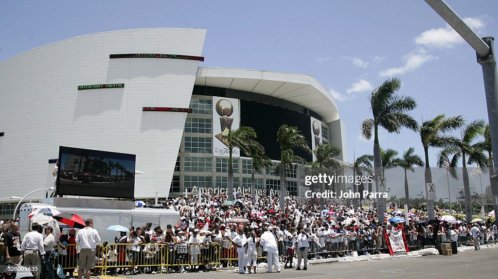2006 NBA Champions Miami Heat Victory Parade - June 23, 2006