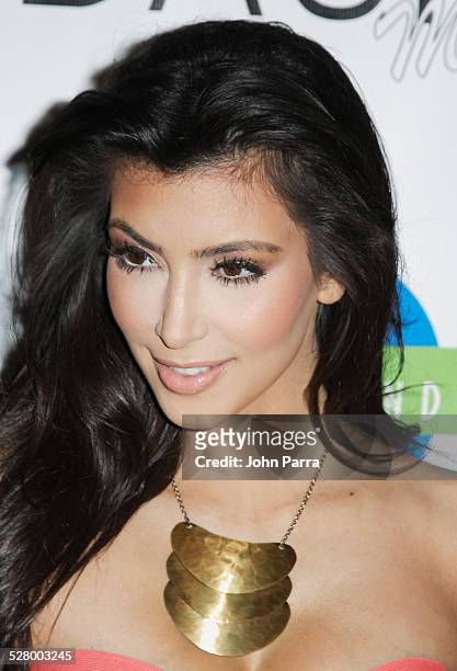 Kim Kardashian arrives at the Grand Opening of Dash Miami at Clevelander Hotel on May 20, 2009 in Miami Beach, Florida.