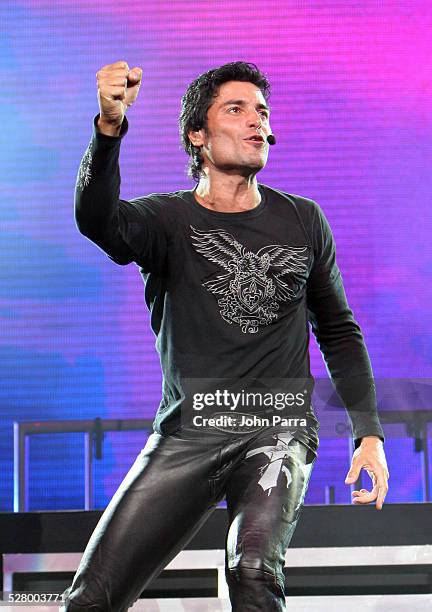 Chayanne during Marc Anthony, Chayanne, and Alejandro Fernandez Concert - September 18, 2005 at American Airlines Arena in Miami, Florida, United...