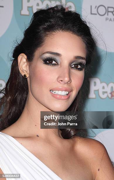 Amelia Vega arrives at 2009 Premios People En Espanol at Club 50 at Viceroy Miami on December 9, 2009 in Miami, Florida.