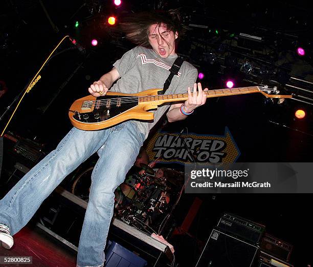 The Starting Line performs at the Vans Warped Tour 2005 Kickoff event on May 11, 2005 at The House of Blues in West Hollywood, California.