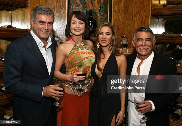 Saul Lisazo, Gabriela Spanic, Catherine Siachoque and Hector Suarez