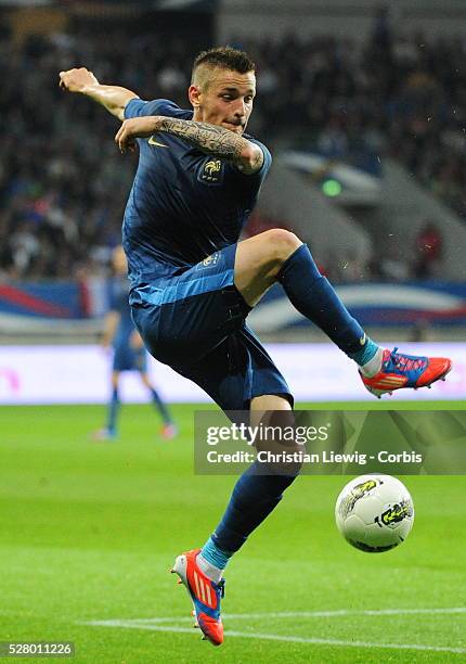 France's Mathieu Debuchy during an International Friendly soccer match, France Vs Estonia at MMArena stadium in Le Mans, France, on June 5, 2012....