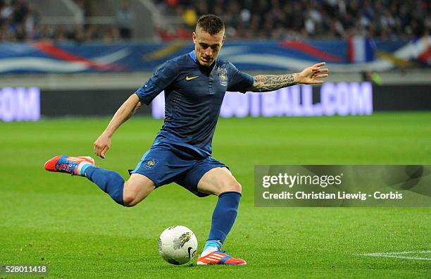 France's Mathieu Debuchy during an International Friendly soccer match, France Vs Estonia at MMArena stadium in Le Mans, France, on June 5, 2012....