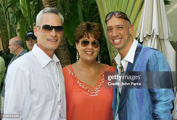 Seth McLaughlian, Sunglass Hut Sr. Vice President of Marketing in Ray Ban sunglasses; Kathy Clark, Sunglass Hut Director of Communications in Ray Ban...