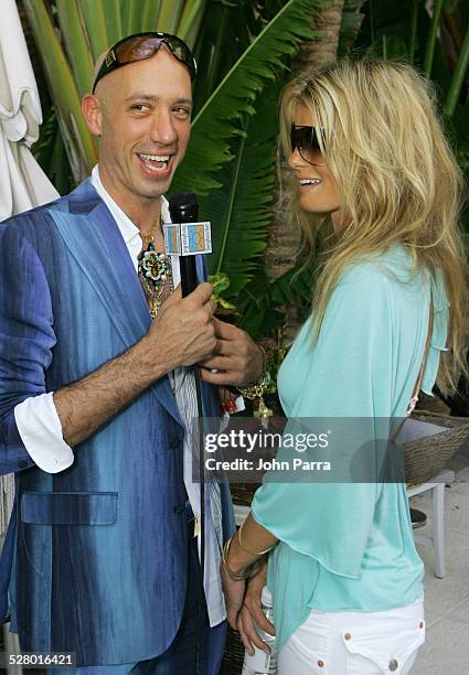 Robert Verdi in Chanel sunglasses with Maris Miller in Vogue sunglasses