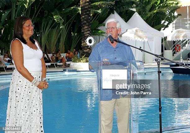 Fern Mallis and David Whitaker, Senior Vice President of Marketing & Tourism Greater Miami Convention & Visitors Bureau