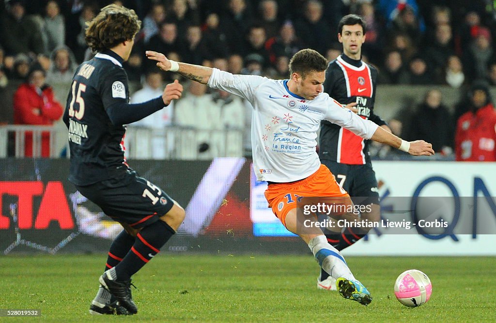 Soccer - Ligue 1 - Paris St. Germaniv s. Montpellier
