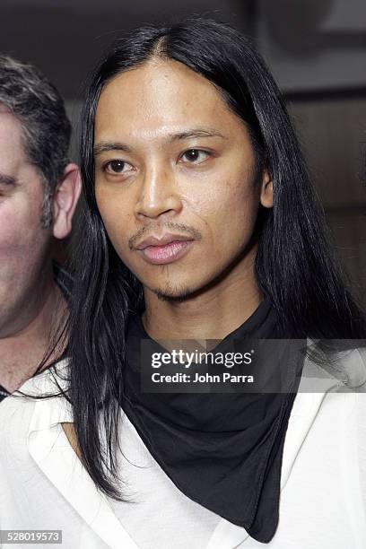 Zaldy, designer during Olympus Fashion Week Spring 2006 - Zaldy - Front Row and Backstage at The Altman Building in New York City, New York, United...